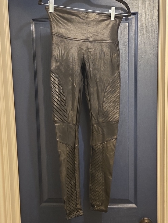 SPANX Pants - SPANX MED MOTO Black Leggings